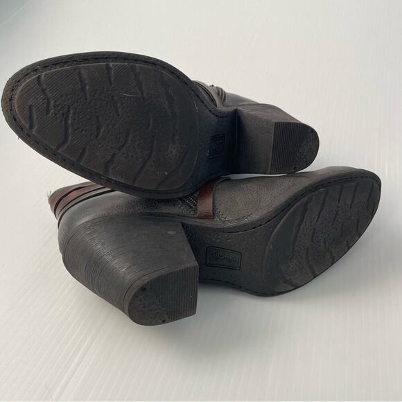 Euro soft by sofft Phoebe bootie strappy faux leather side zip size 9.5 - Picture 12 of 12